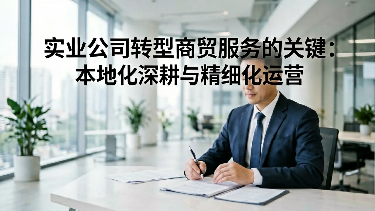 实业公司转型商贸服务的关键：本地化深耕与精细化运营
